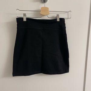 Black skirt, amazing material for a night out